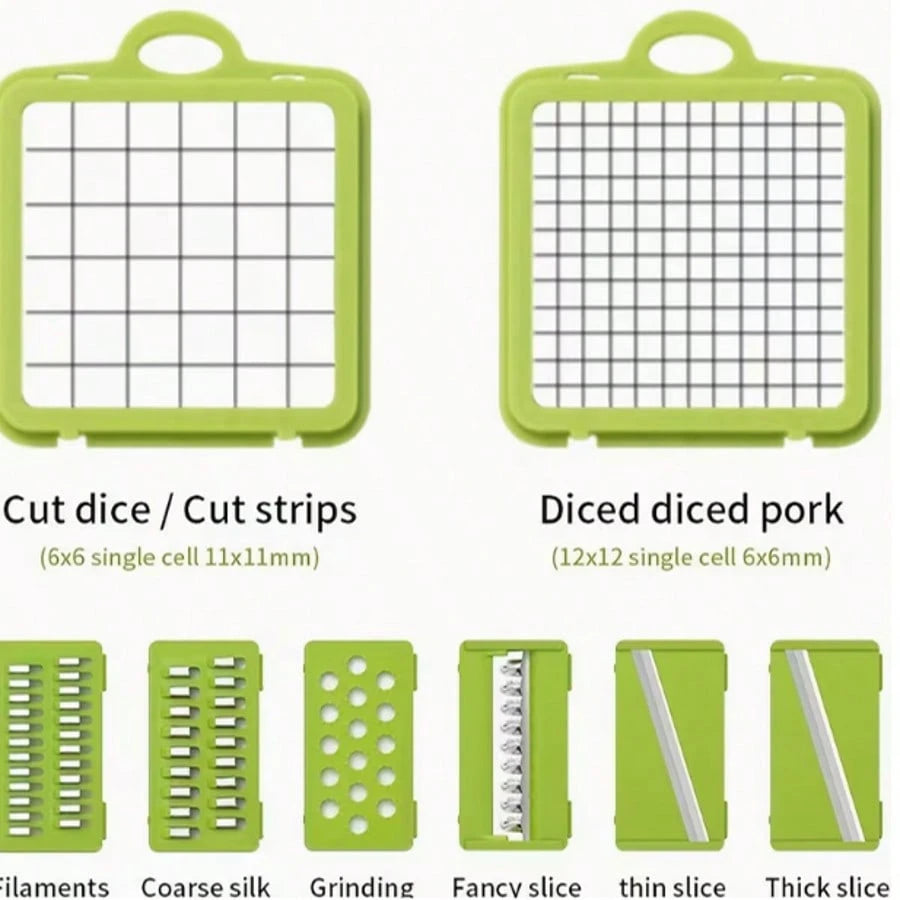 Multifunctional 16 In 1 Food Chopper, Vegetable Chopper,